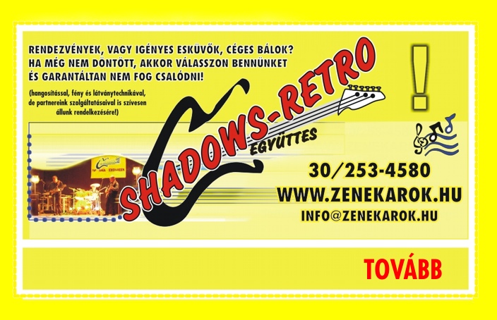 Rendezv�ny - Esk�v� - B�l - Zenekar - Zene ...